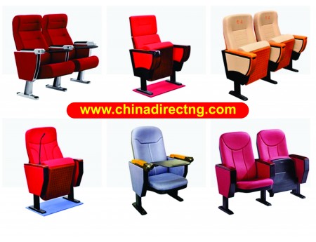 ARM REST FOLDABLE FABRIC AUDITORIUM / CONFERENCE CHAIR