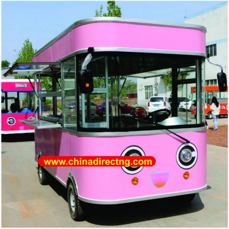 ELECTRIC MULTI-FUNCTIONAL MOBILE FAST FOOD CAR. ICE CREAM CART