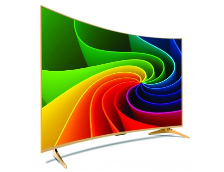 55 INCH ANDROID CURVED LED SMART TV, 4K ULTRA HIGH DEFINITION. SUPPORTS WIFI